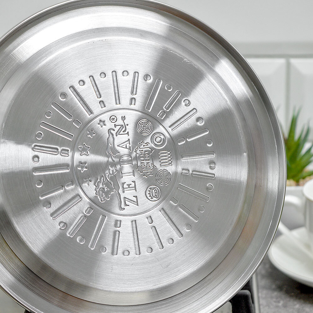 Чайник 3л нерж со свистком, индукция, бакелитовая ручка, Z-4521