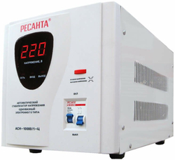 Стабилизатор РЕСАНТА АСН-1000/1-Ц, 1000Вт, 140-260В, напольный, 63/6/2