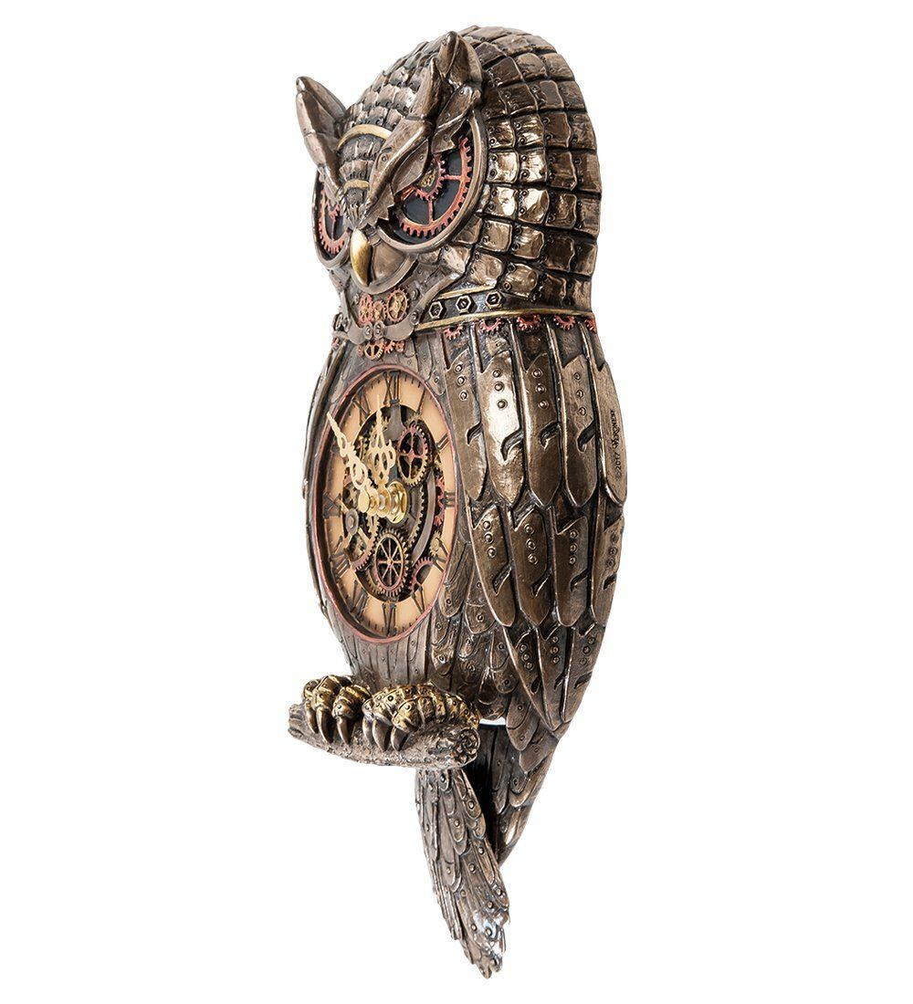 WS-915 Статуэтка-часы в стиле Стимпанк «Сова»