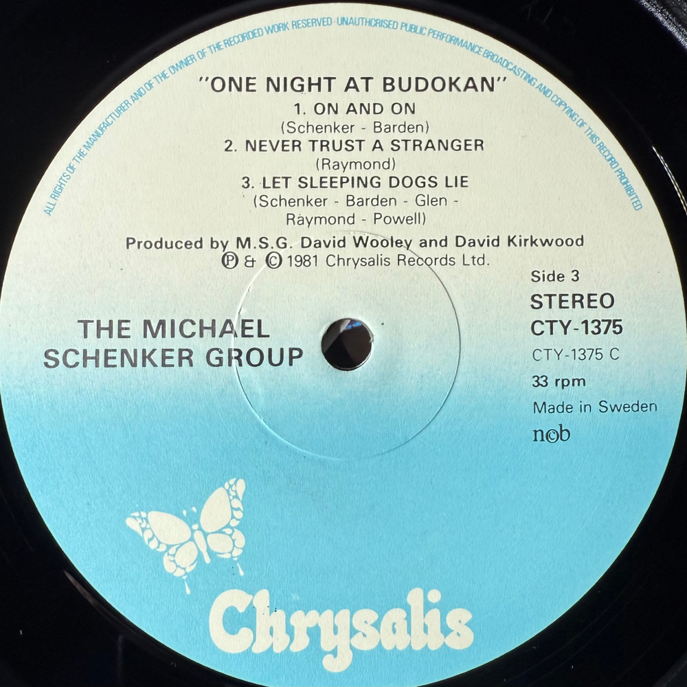 Виниловая пластинка The Michael Schenker Group ‎– One Night At Budokan 2LP
