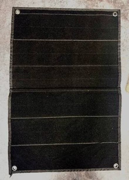 Патч панель с люверсами 40*60 см черный