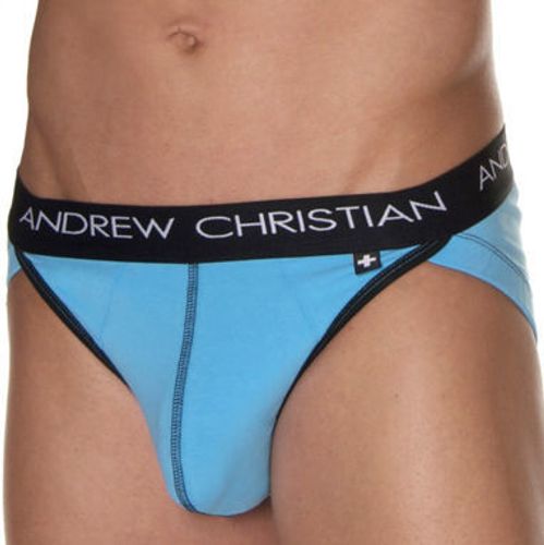 Мужские трусы брифы Andrew Christian Flashlift Brief Pro Aqua AC42