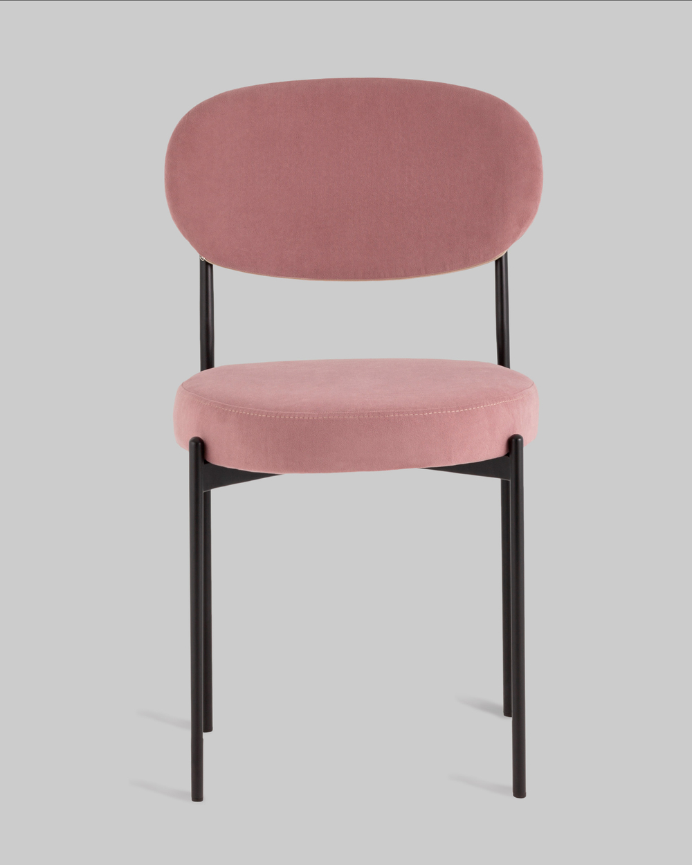 Стул Бриф DD велюр пыльно-розовый