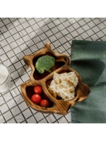 Менажница "Белочка" из Сибирского кедра