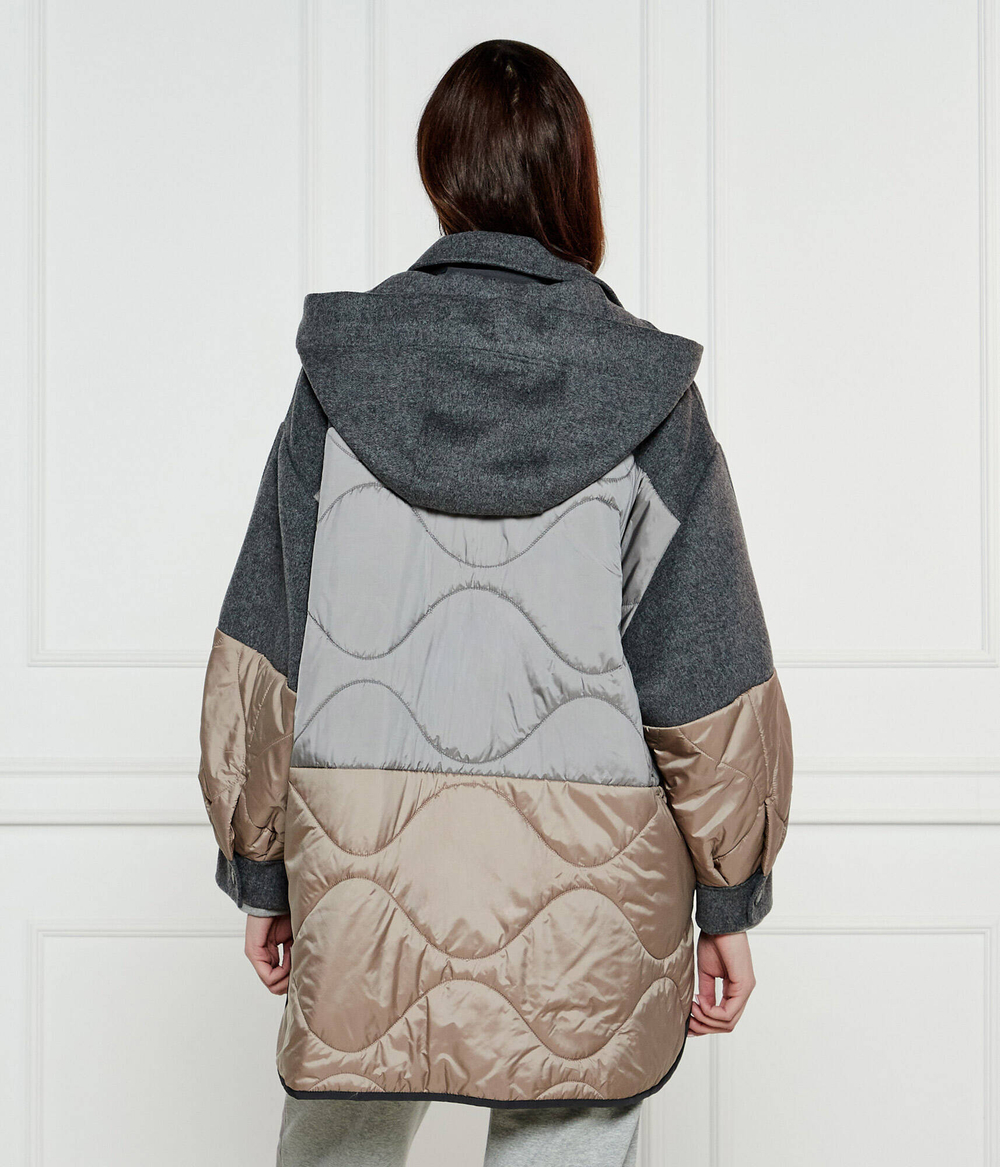 Хлопковая куртка OSSOLA wełnianą Weekend MaxMara - графитовый(154810116)