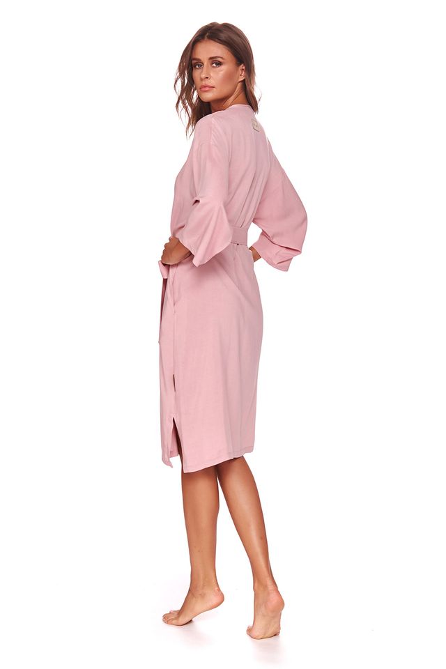 Халат-кимоно из розового тенсела высокого качества