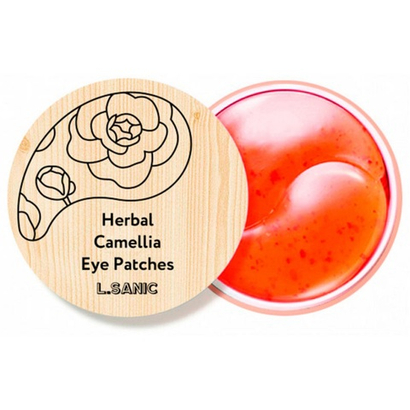 L.Sanic Herbal Camellia Hydrogel Eye Patches гидрогелевые патчи с экстрактом камелии