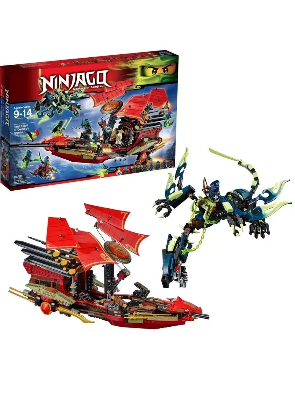 Конструктор Ниндзя Корабль Дар Судьбы 1480 деталей 32288