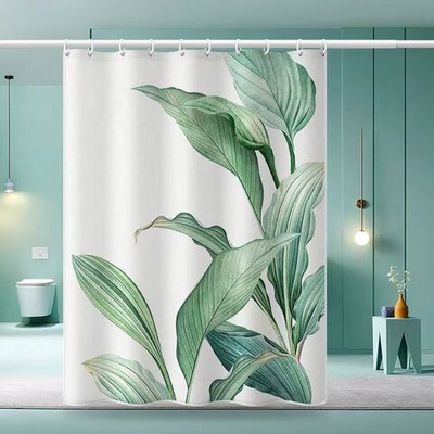 Штора для ванной комнаты и туалета тканевая занавеска для душа 180*180 см