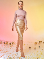 Юбка Voland Leather Gold