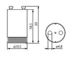 Стартер для люминисцентных ламп KANLUX BS-1 4-22W