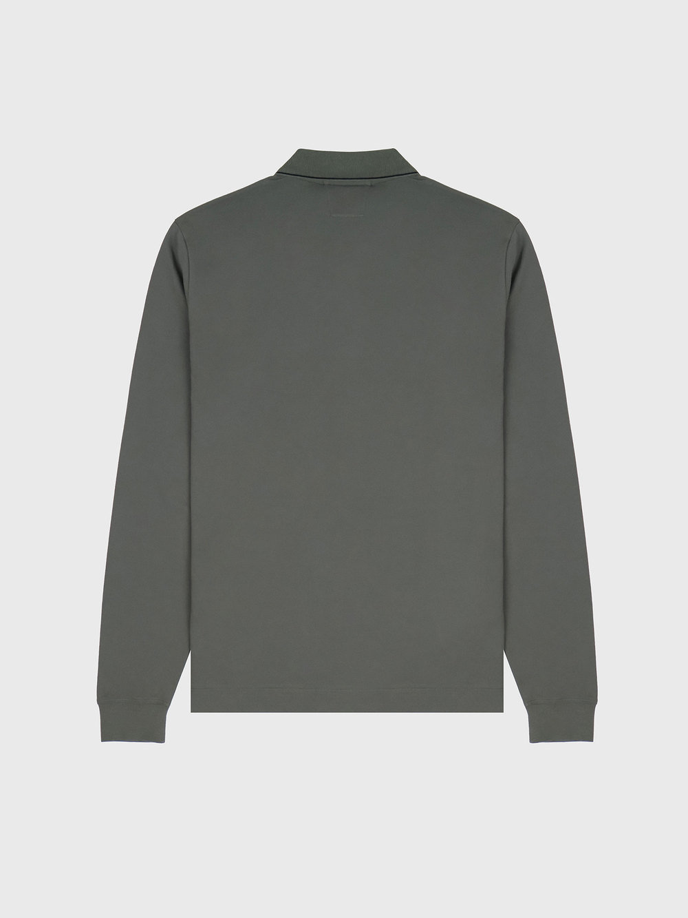 Поло с длинным рукавом C.P. Company Stretch Piquet Slim Line Dark Green