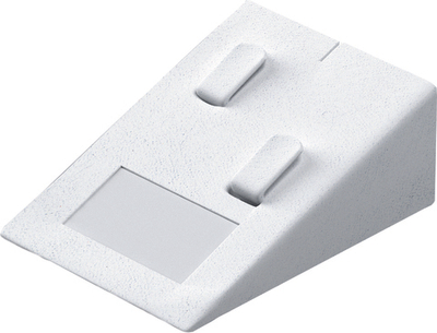 Вкладыш 05/стойка/для 2 колец/2 вертикальных язычка/окошко для бирки/прорезь для нитки