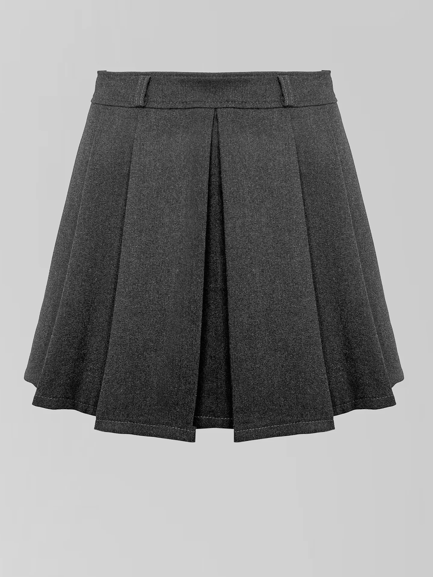 Юбка JN 8680 однотонная плиссированная с шортиками