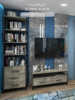 Стеллаж металлический с ящиками лофт OKTAV