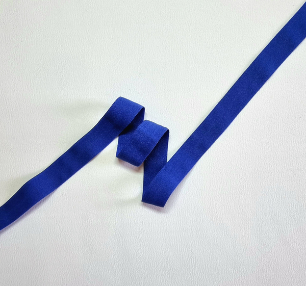 Бейка эластичная матовая василёк 15 мм