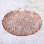 Тарелка 32см «Ривьера»розовое золото