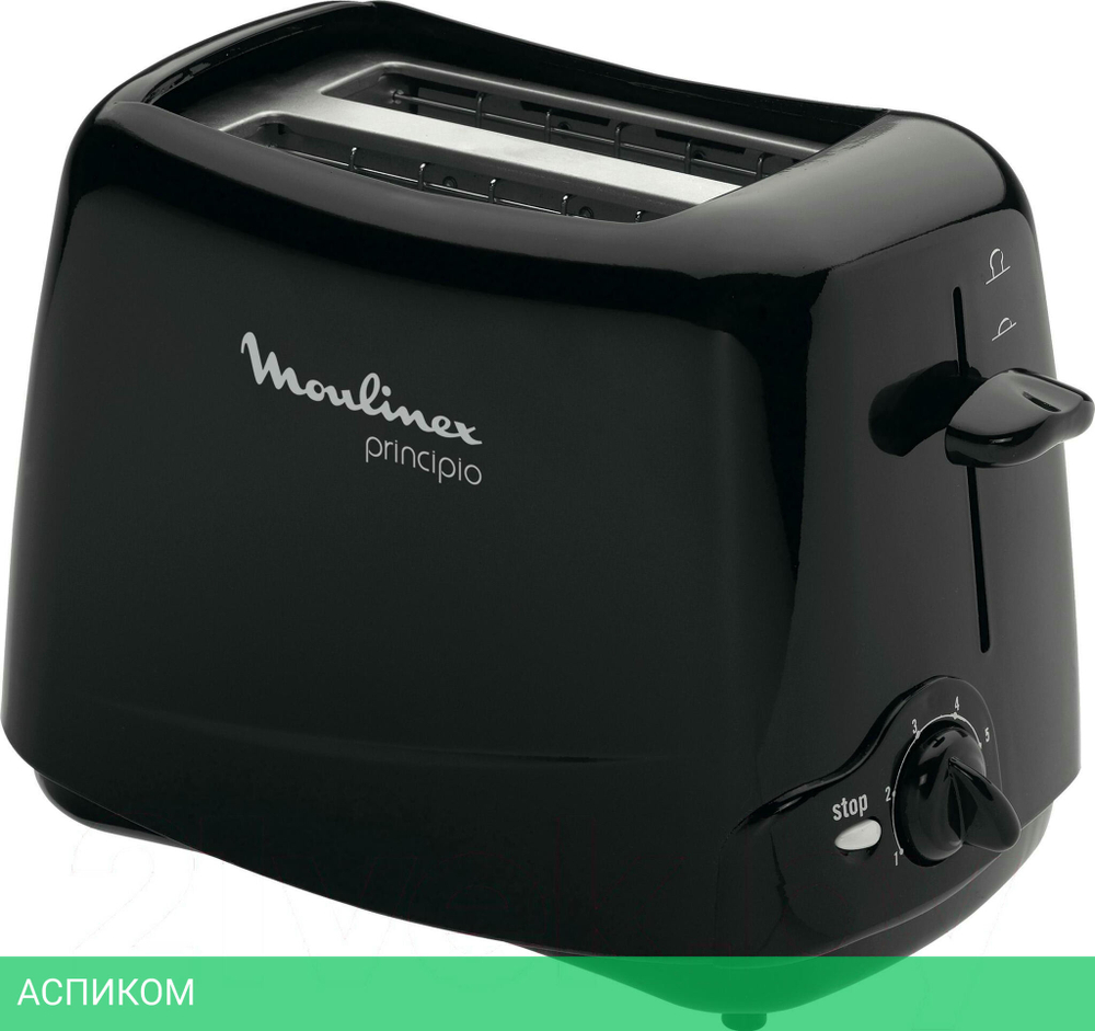 Тостер Moulinex TT1102 черный (TT110232/1500578228)