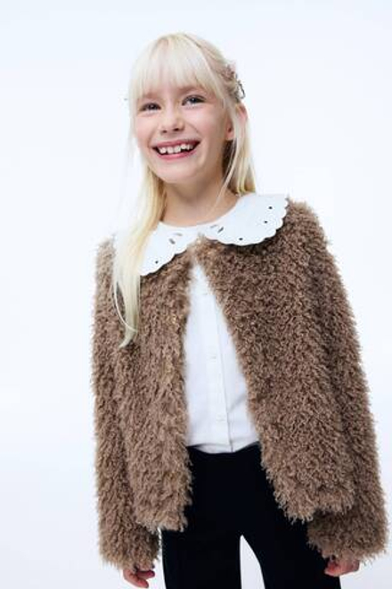 H&M Мягкий кардиган, темно-бежевый