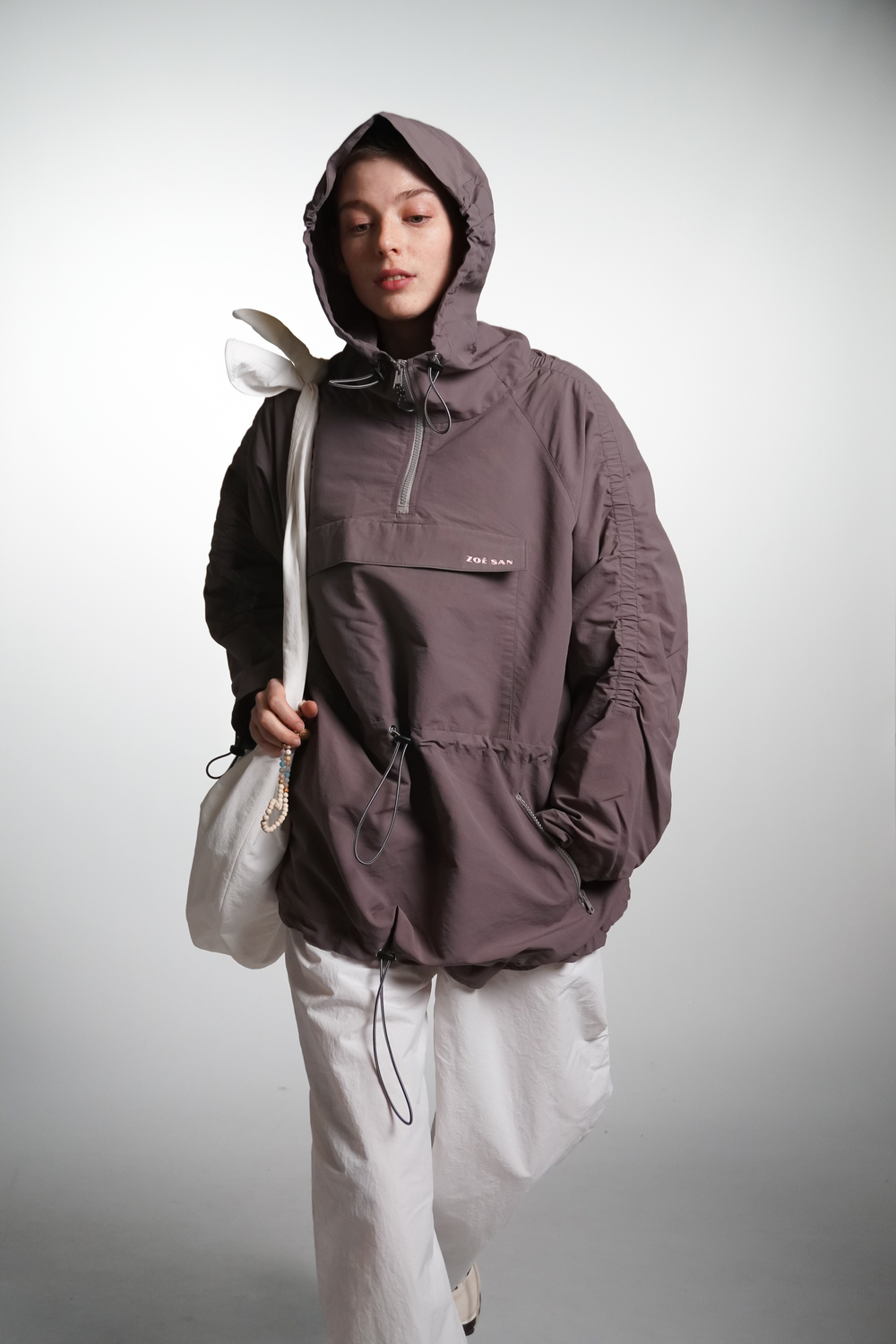 Анорак серый