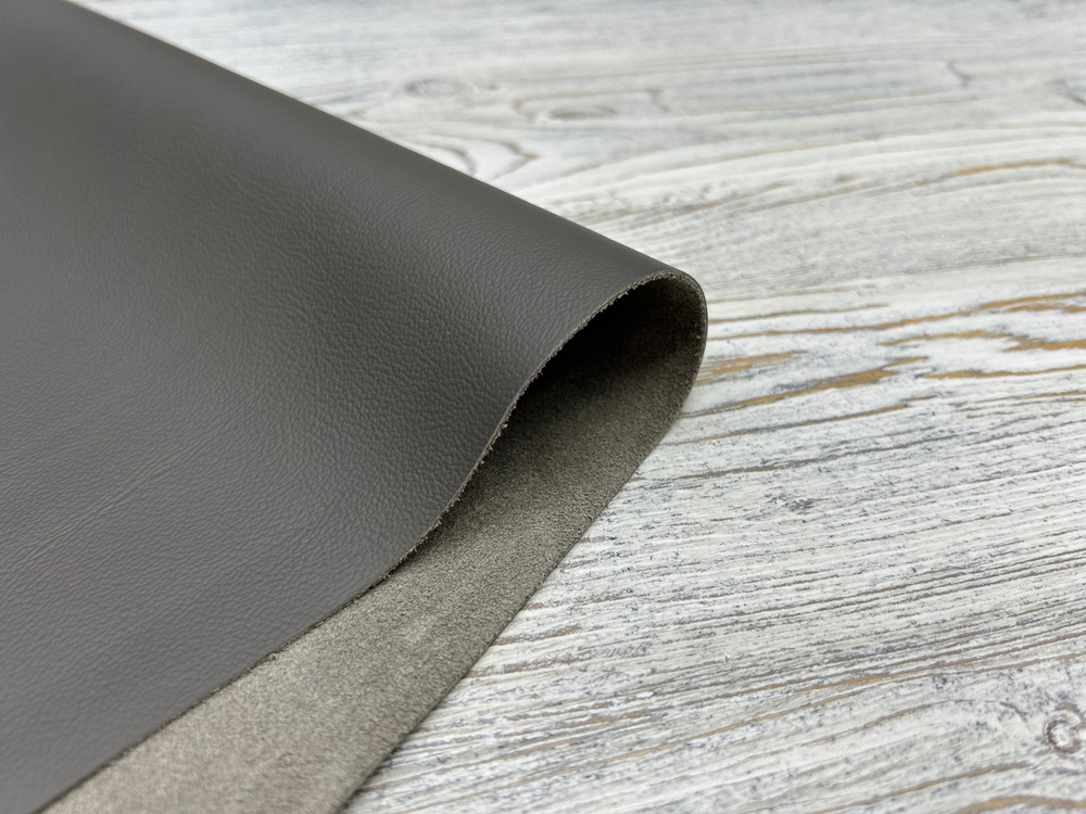 Моринга цв. Серый / Moringa Grain Grey, толщ. 1,1-1,3 мм, натуральная кожа
