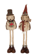 Декор "Ёжик" большой на телескопических ногах в ассортименте 23x21x109см