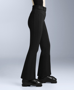 OYSHO Водонепроницаемые расклешенные эластичные брюки SKI с высокой посадкой, черный