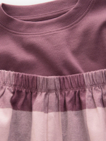 Пижама для девочки Next B79-520, 3 шт., Белый, Розовый, Бордовый