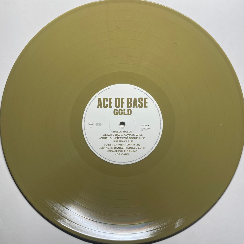 Ace Of Base ‎– Gold (Англия 2019г.) Gold