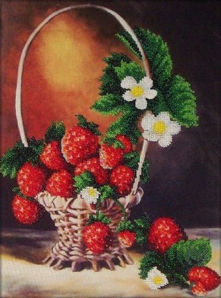 "Вкус лета,клубника"-Б-014 вышивка