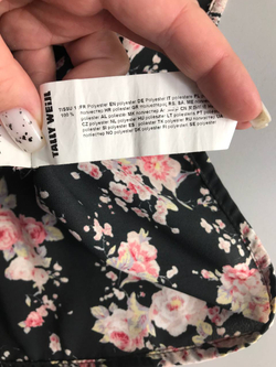 Топ Tally Weijl с цветочным принтом, маркировка 38, визуально на 44 размер