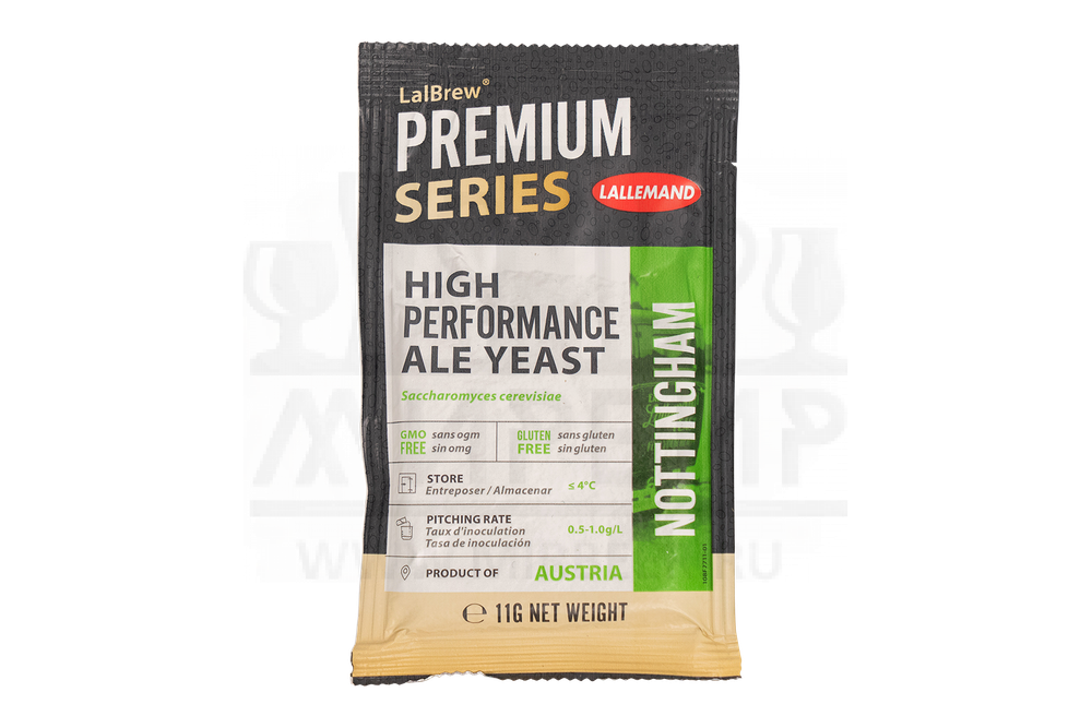 Пивные дрожжи Lallemand "Nottingham High Performance Ale", 11 г