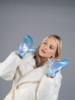 Варежки женские зимние непромокаемые болоньевые