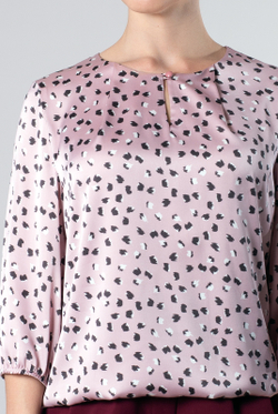 Блузка женская 3297ЛП, Принт #110Пра093297ЛП