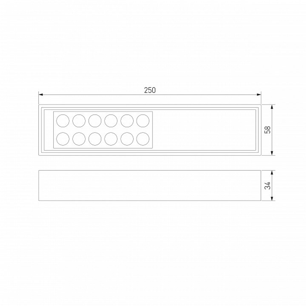 Накладной светильник Elektrostandard Tend a068849