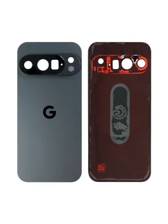 Задняя крышка для Google Pixel 10 Pro черная (Obsidian) со стеклом камеры