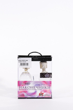 Наконечник АМ Кристалл 16мм, слоновая кость/золото