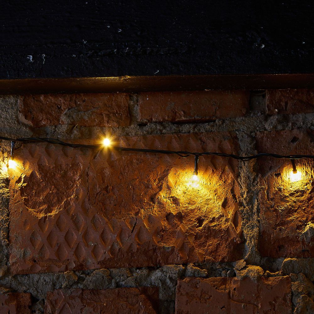 ULD-S2000-200-DGA COPPER IP20 Гирлянда светодиодная. 20м. 200 светодиодов. Медный свет. Провод зеленый. ТМ Uniel