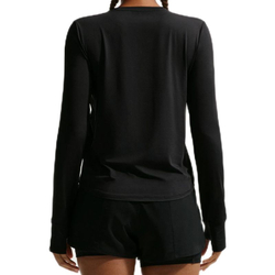 Женская теннисная футболка   Nike One Classic Dri-Fit Long-Sleeve - black/white