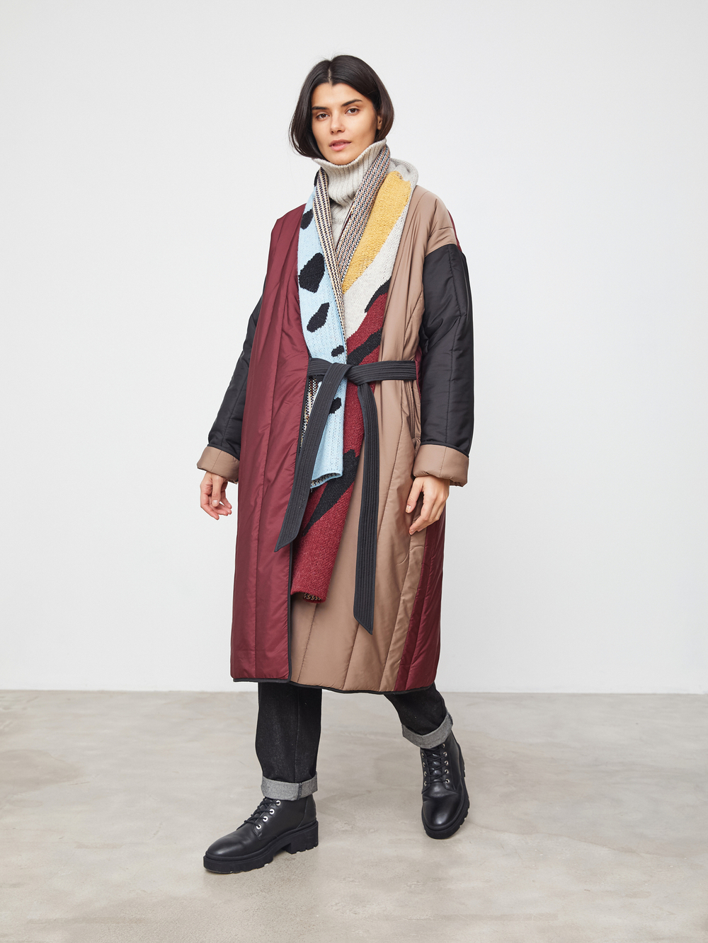 Пуховик Kimono Long