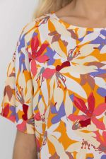 Блуза Маргоша (бежевая/цветы) Б13783-16М LT Collection