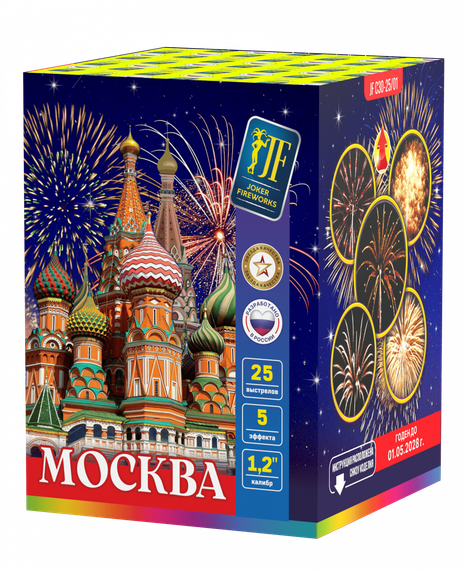 Батарея салютов Москва (25/1,25) JF C30-25/01