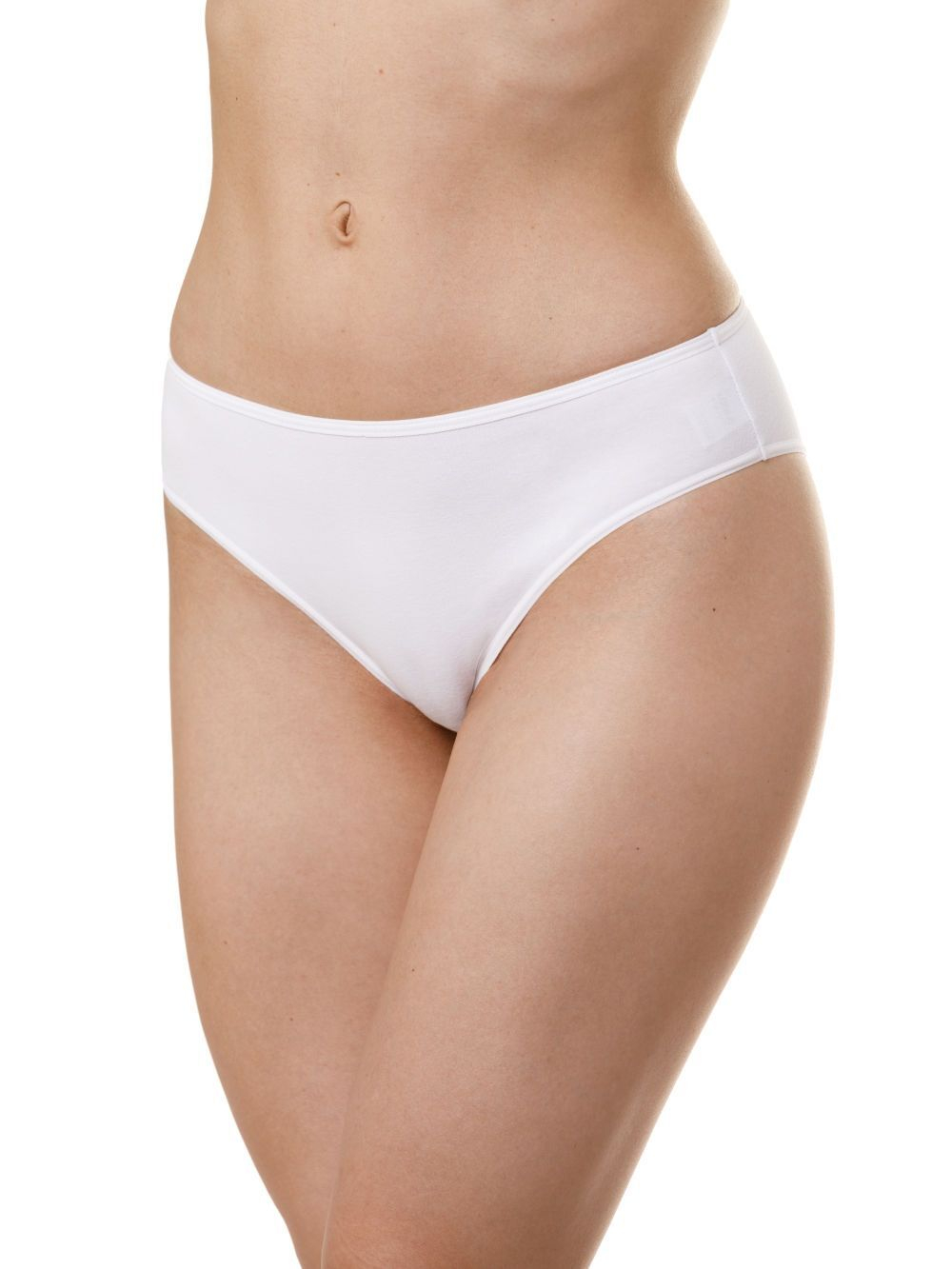 Базовые трусики-слипы из эластичного материала (Размер: 48) (Цвет: белый)