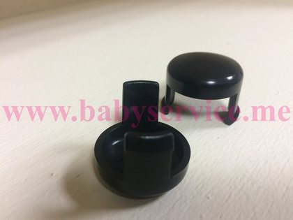 Кнопка ручки Peg-Perego Gt3 черная