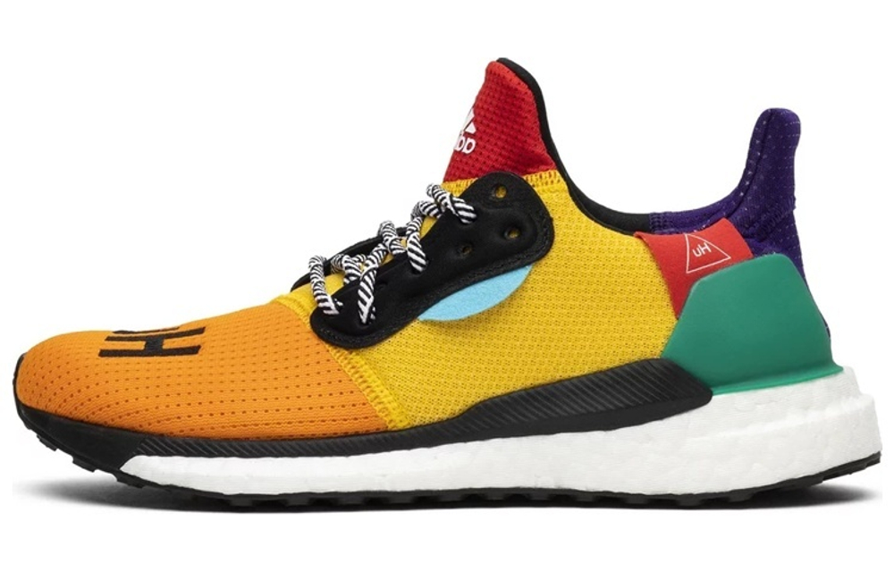 Кроссовки Pharrell Williams X Adidas Multi-Color GS (Подростковая размерная сетка)