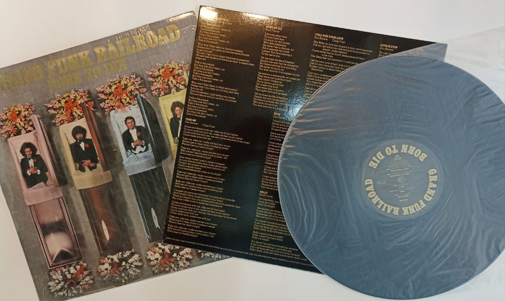 Винтажная виниловая пластинка LP Grand Funk Railroad Born To Die (USA 1976)