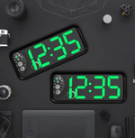 Часы зеркальные LED MIRROR DT-6508/Green