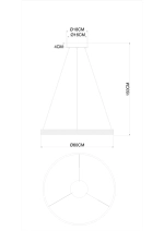 Подвесная люстра Divinare AVANTI 1926/17 SP-1