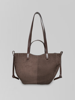 Сумка May Va 5068 замшевая в форме трапеции на замке с двойными ручками