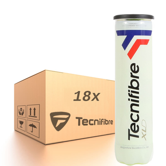 Упаковка теннисных мячей Tecnifibre XLD - 18 x 4B